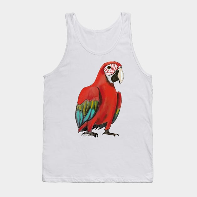 Macaw Tank Top by shehitsback